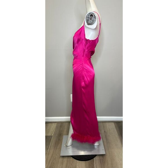 SAYLOR Ayn Feather-Embellished Midi-Dress Size Small $297 - Picture 8 of 11